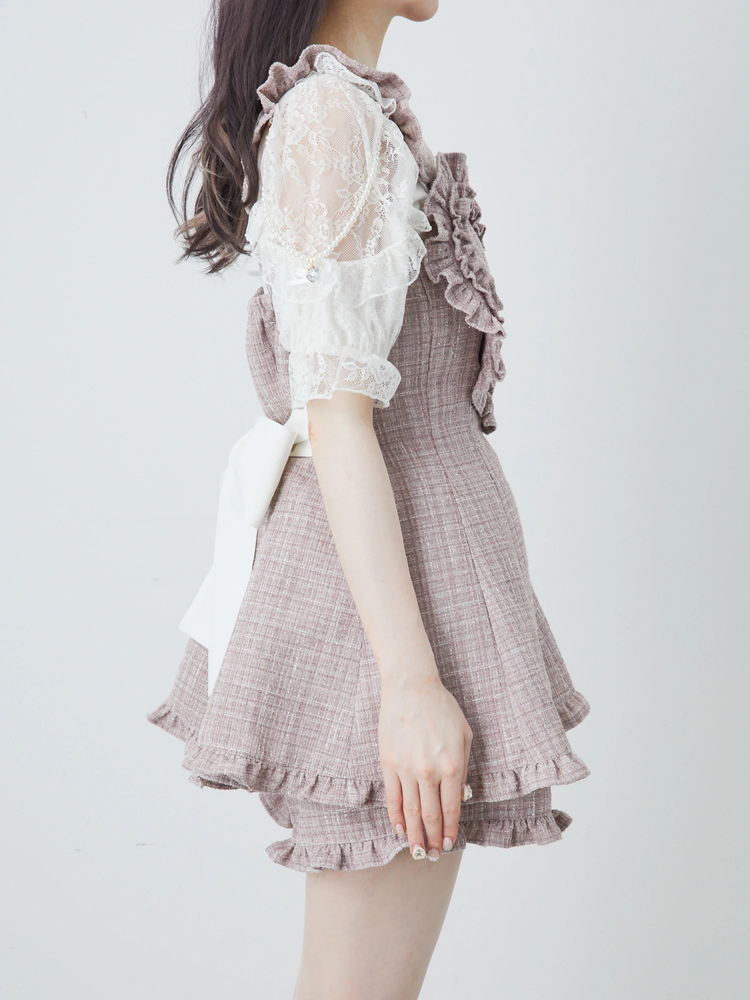 ハートエプロンツイードSETUP - Ank Rouge(アンクルージュ)の