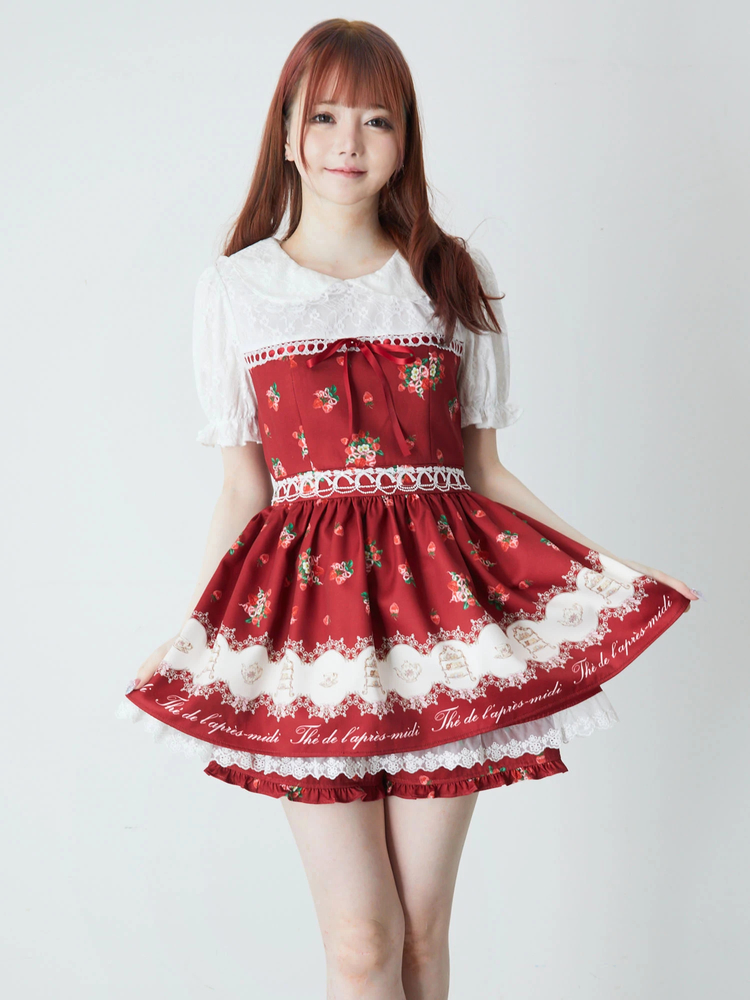 afternoon tea print set up - Ank Rouge(アンクルージュ)の