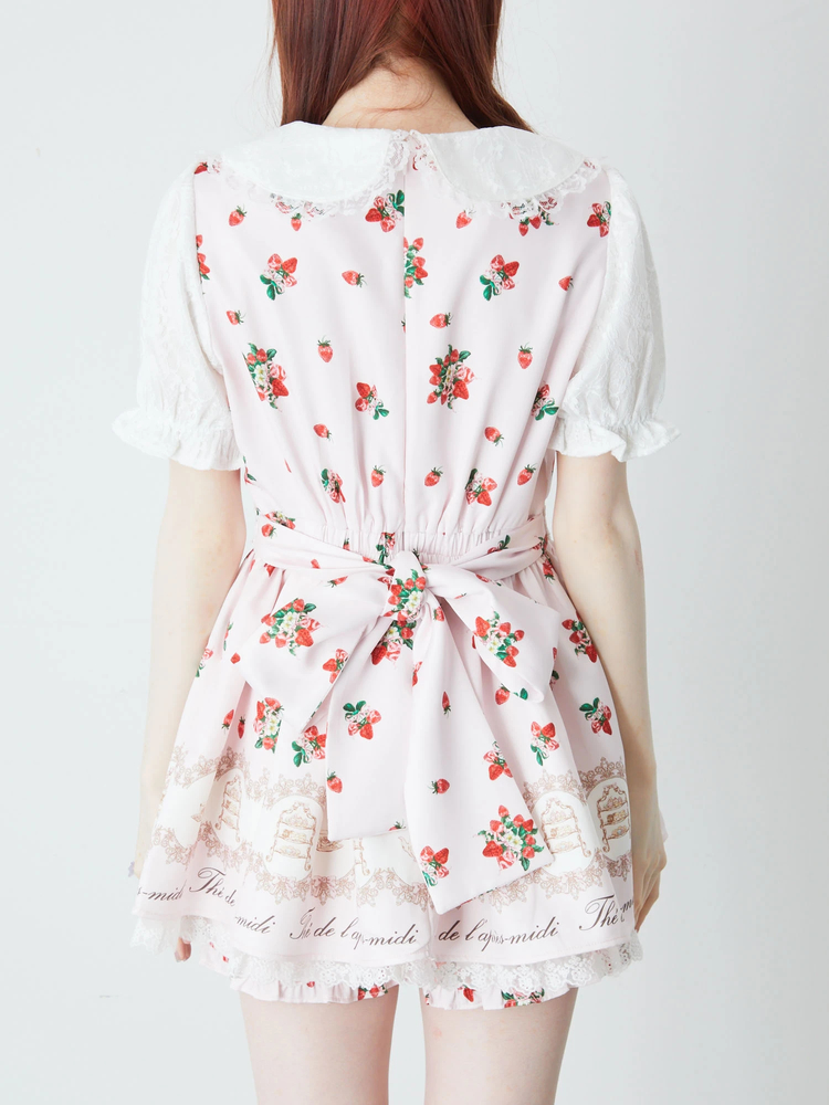 ワンピース Ank Rouge AFTERNOON TEA PRINT SET UP afternoon tea print set up - Ank Rouge(アンクルージュ)の