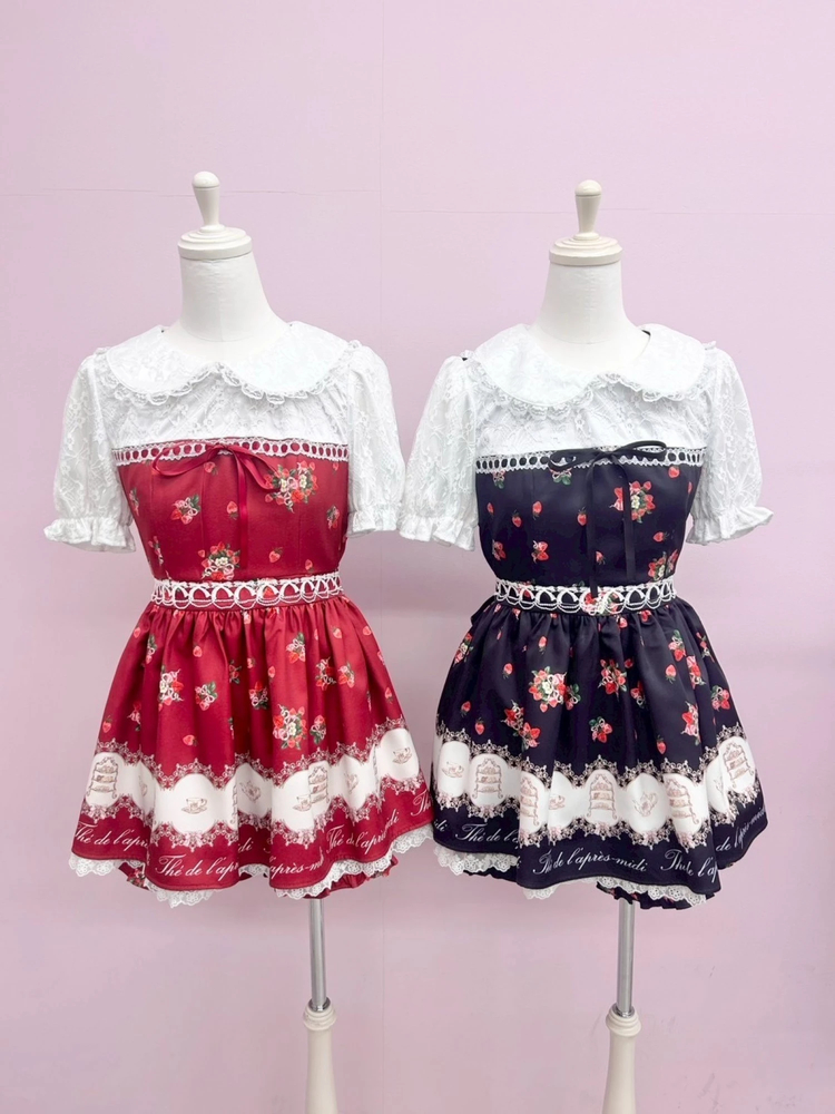 afternoon tea print set up - Ank Rouge(アンクルージュ)の