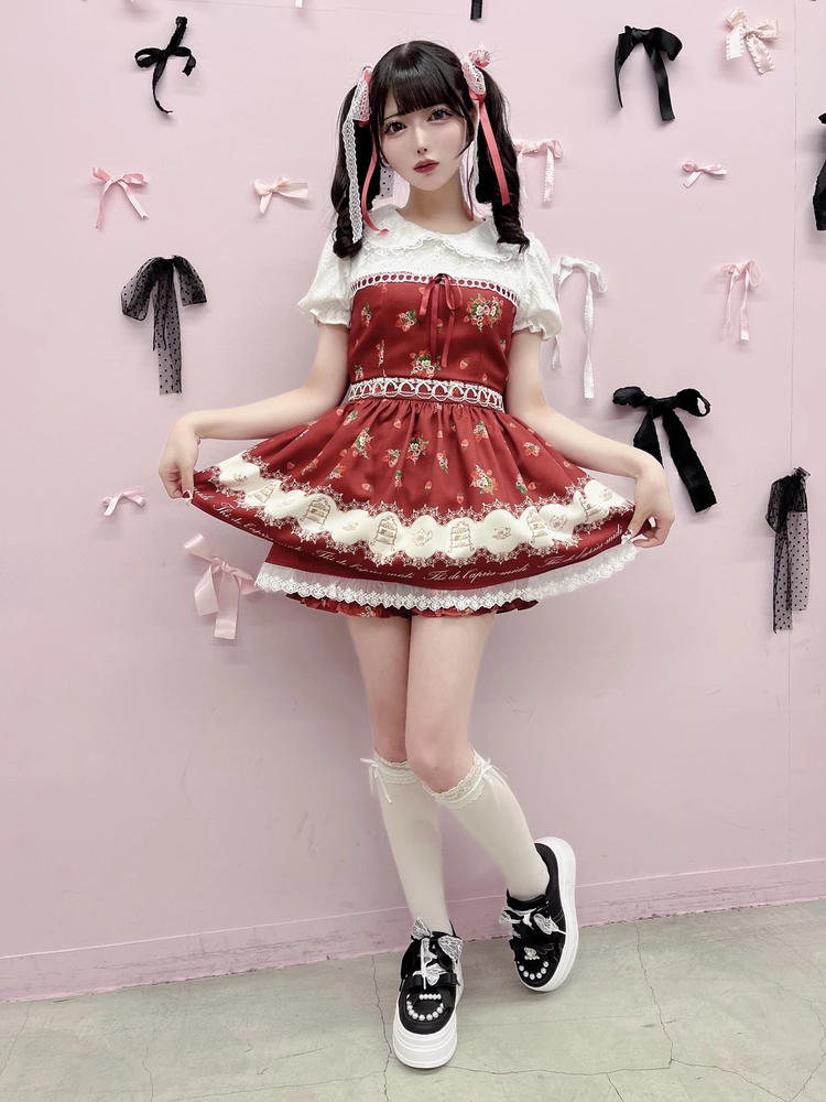 afternoon tea print set up - Ank Rouge(アンクルージュ)の