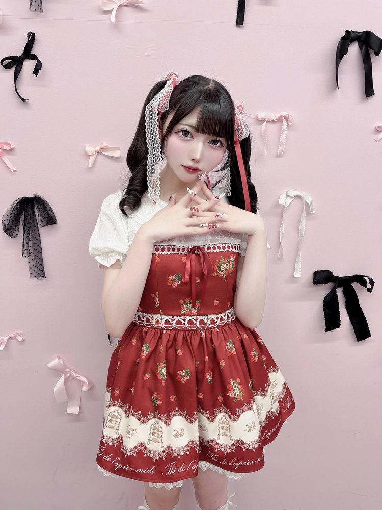 afternoon tea print set up - Ank Rouge(アンクルージュ)の
