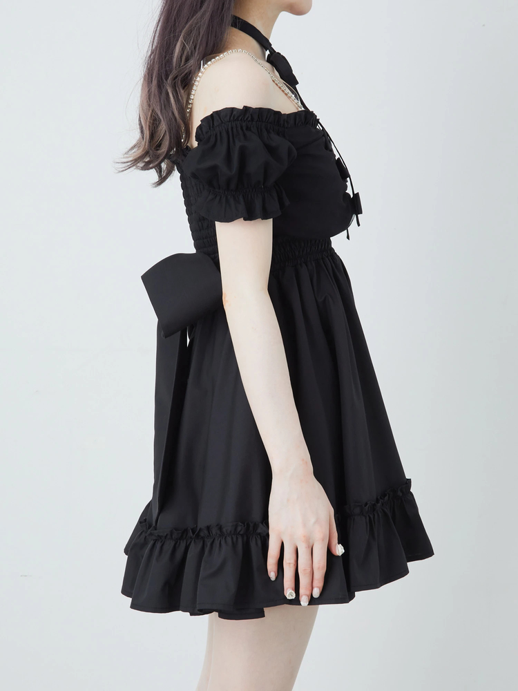 Ank Rouge オフショルドーリーワンピース オフショルドーリーワンピース - Ank Rouge(アンクルージュ)の