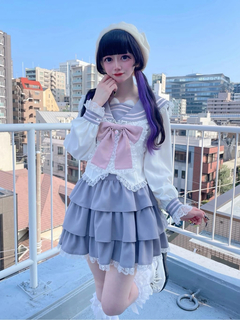 ネコのJK制服スカパン