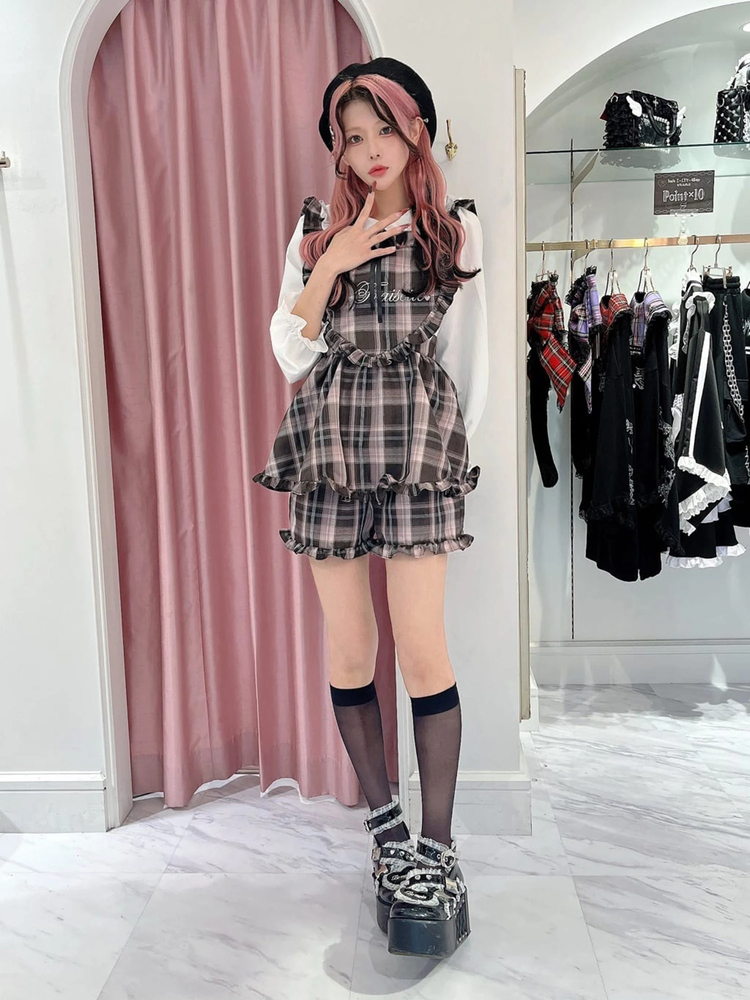 ハートエプロンセットアップ - Ank Rouge(アンクルージュ)の