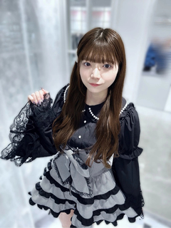 BIGリボン配色ティアードジャンスカ