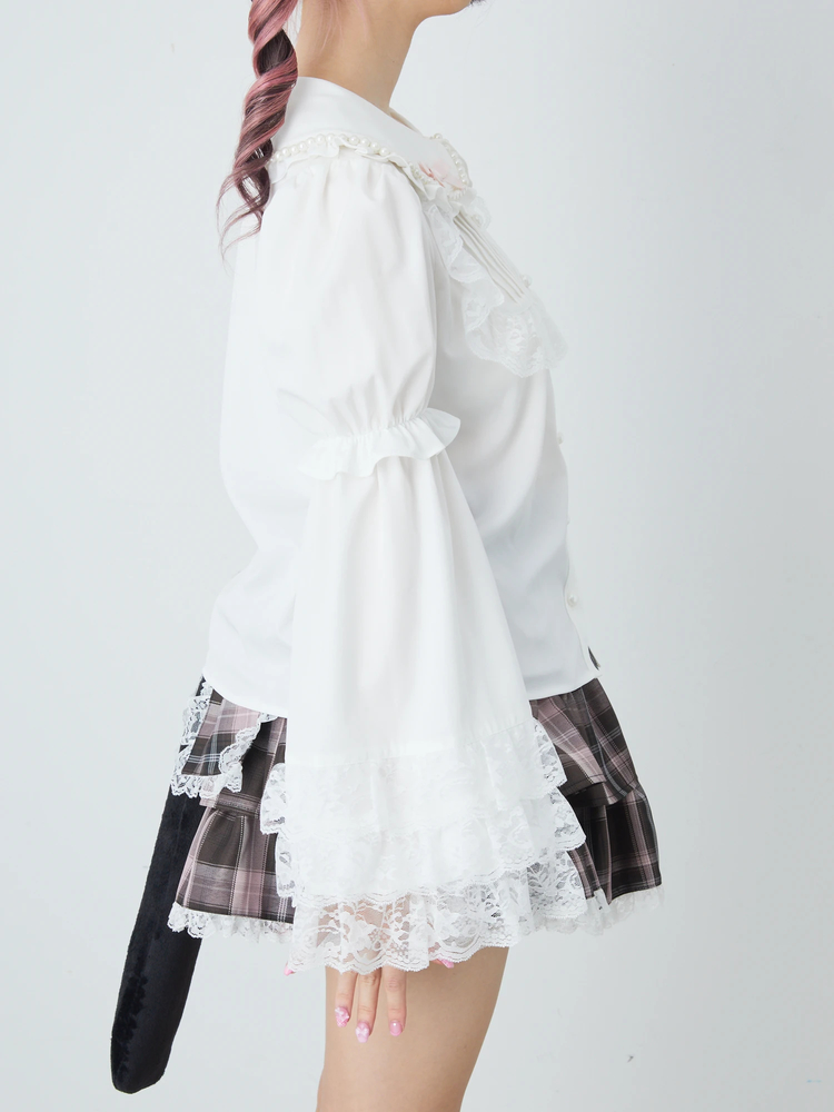 おリボン姫袖ブラウス - Ank Rouge(アンクルージュ)のシャツ・ブラウス