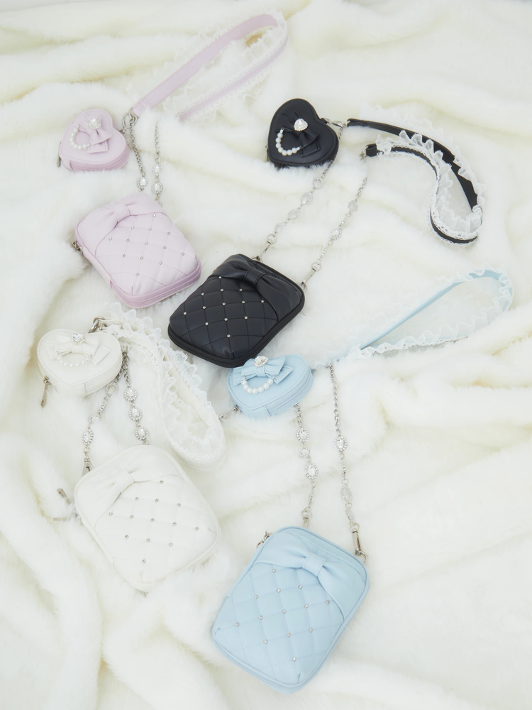 アンクルージュ Ank Rouge アクスタスマホポシェット ブルー 合皮 水色 アクスタスマホポシェット(合皮) - Ank Rouge(アンクルージュ)の