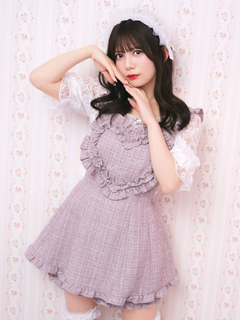 肩フリルテレコTOPS