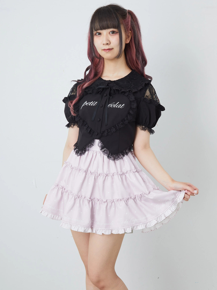 半額ストア ハートドット千鳥ティアードスカパン - Ank Rouge(アン 化粧水・ローション・トナー
