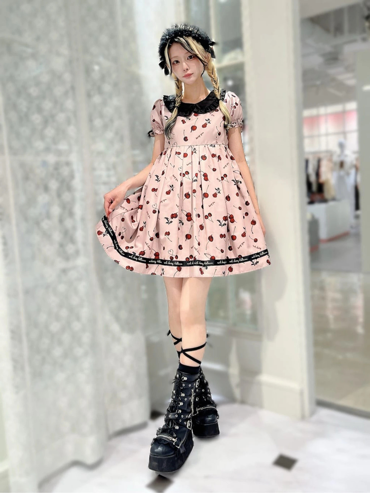 メルトチェリーワンピース - Ank Rouge(アンクルージュ)のワンピース