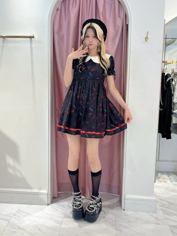 メルトチェリーワンピース - Ank Rouge(アンクルージュ)のワンピース