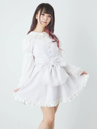 にん❤プロフ必須 (⁎ᴗ͈ˬᴗ͈⁎)マントルピース　アンジュタイプ キラキラツイードお姫様ワンピース - Ank Rouge(アンクルージュ