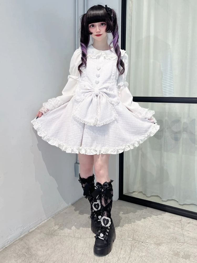 アンクルージュ プリンセスキラキラツイ一ドド一リ一コ一ト(ブルー) キラキラツイードお姫様ワンピース - Ank Rouge(アンクルージュ