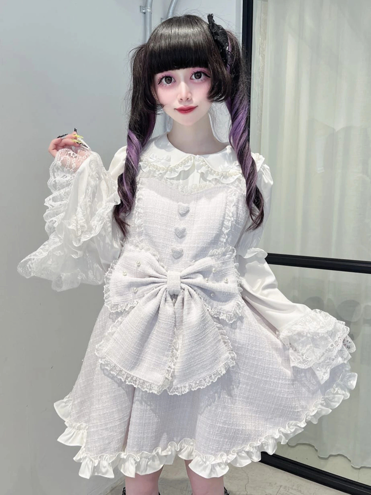 キラキラツイードワンピース♡ メニーリボンキラキラツイードワンピース | ノエミー(NOEMIE