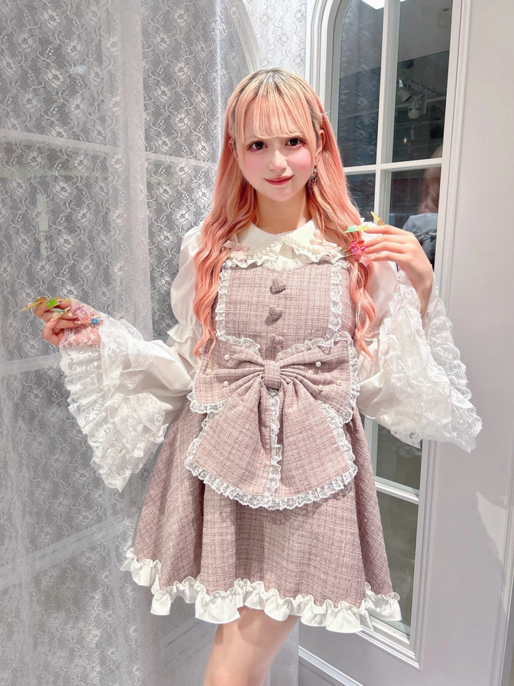 キラキラツイードお姫様ワンピース - Ank Rouge(アンクルージュ)の