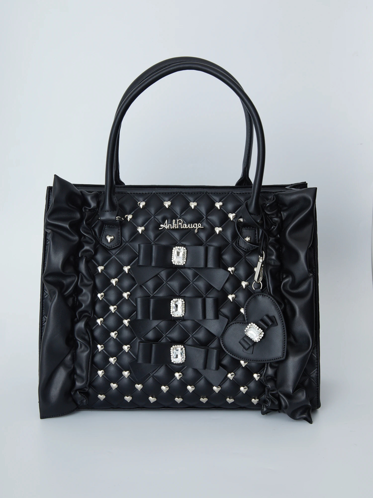 ビジューキルティング合皮A4トートBAG - Ank Rouge(アンクルージュ)の 