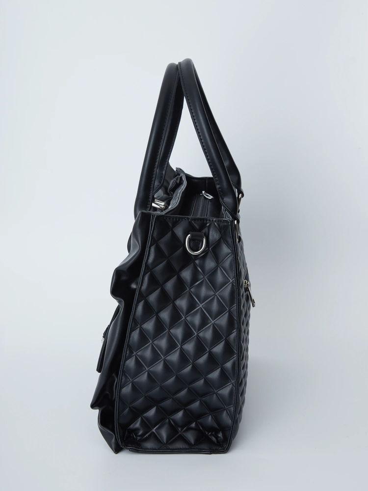 ビジューキルティング合皮A4トートBAG - Ank Rouge(アンクルージュ)の 