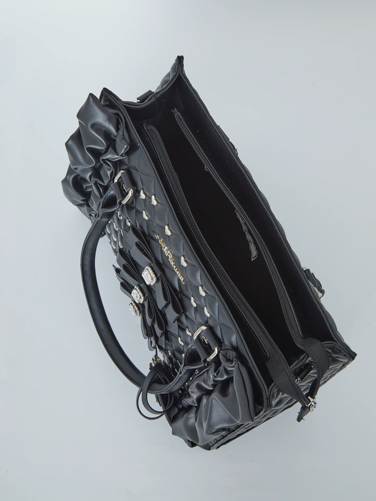 ビジューキルティング合皮A4トートBAG - Ank Rouge(アンクルージュ)の 