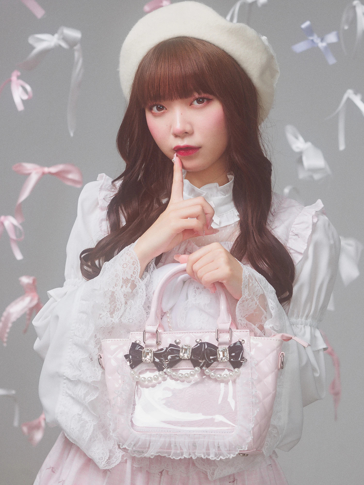 yuʕ•ᴥ•ʔ様　CABaNCD ホワイトxs 確定ファンサのおまじないBAG 【エナメル】 - Ank Rouge(アン