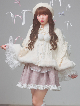 うさちゃんニットポンチョ - Ank Rouge(アンクルージュ)の