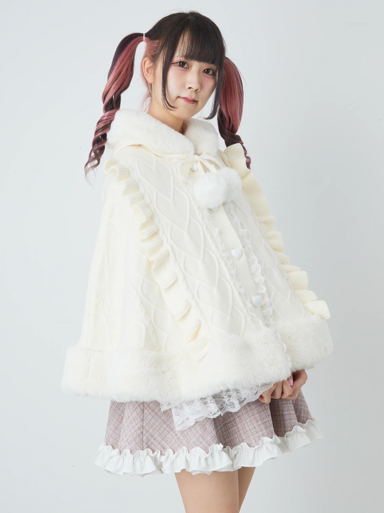 AnkRouge ポンチョコート ストロベリーリボンポンチョコート - Ank Rouge(アンクルージュ