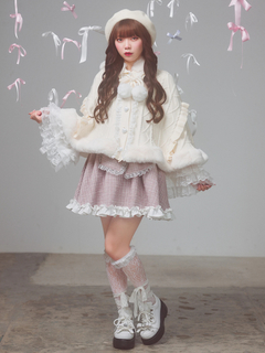 うさちゃんニットポンチョ