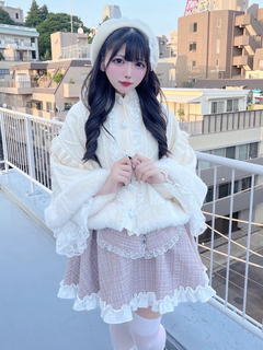 うさちゃんニットポンチョ