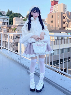 うさちゃんニットポンチョ