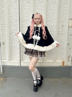 うさちゃんニットポンチョ