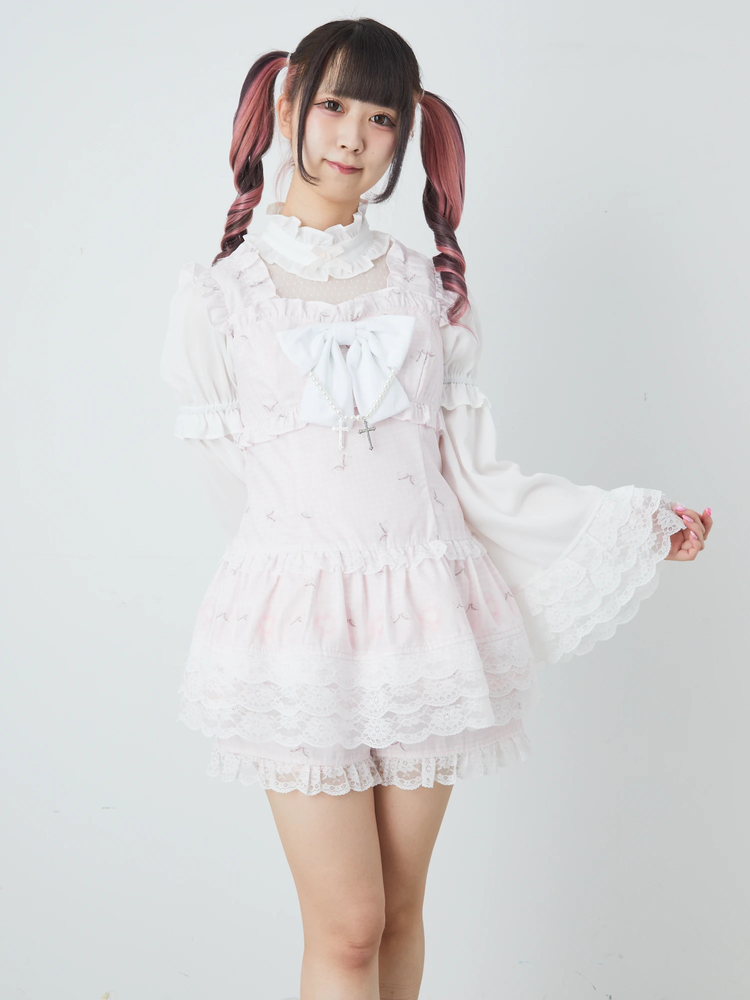 千鳥とリボンとケーキのお姫様プリントSETUP - Ank Rouge(アン