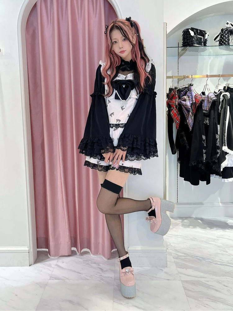 千鳥とリボンとケーキのお姫様プリントSETUP - Ank Rouge(アン