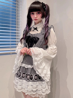 千鳥とリボンとケーキのお姫様プリントSETUP