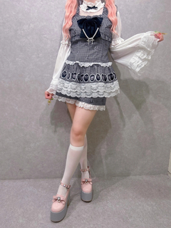 千鳥とリボンとケーキのお姫様プリントSETUP