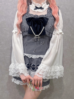 千鳥とリボンとケーキのお姫様プリントSETUP
