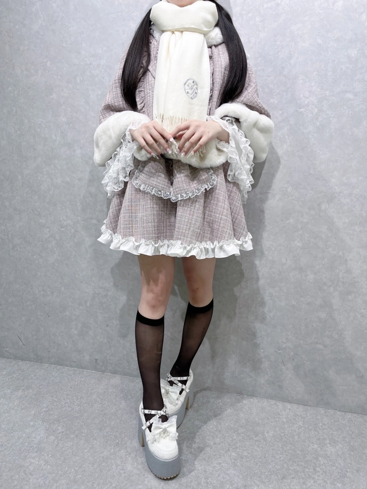 アンクルージュ　うさぎ　マフラー 新品タグ付き☆Ank Rouge うさぎ フワフワ マフラー 大人用
