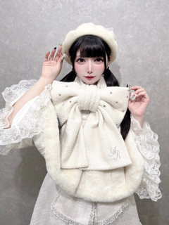 キラキラおリボンストール