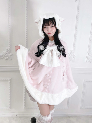 ネコちゃんポンチョコート - Ank Rouge(アンクルージュ)のコート