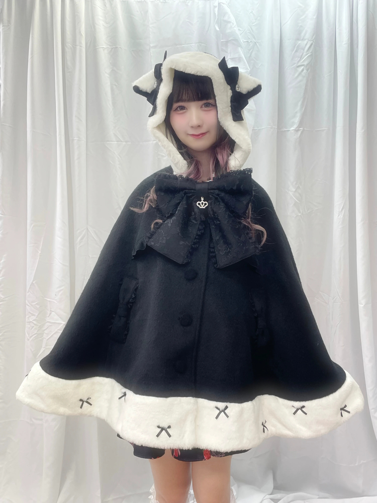 ネコちゃんポンチョコート - Ank Rouge(アンクルージュ)のコート