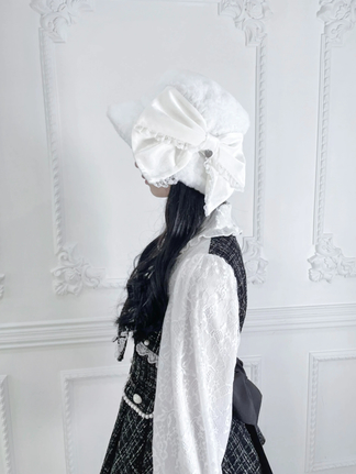 新品 未使用 訳あり♥アンクルージュ 半袖 パフスリ ツイード ワンピ an/アン】ツイード/ ネックチェーン/ チェーン縁取り/ フリンジ