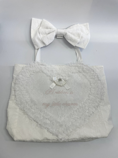 レースハートのトートBAG