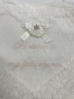 レースハートのトートBAG