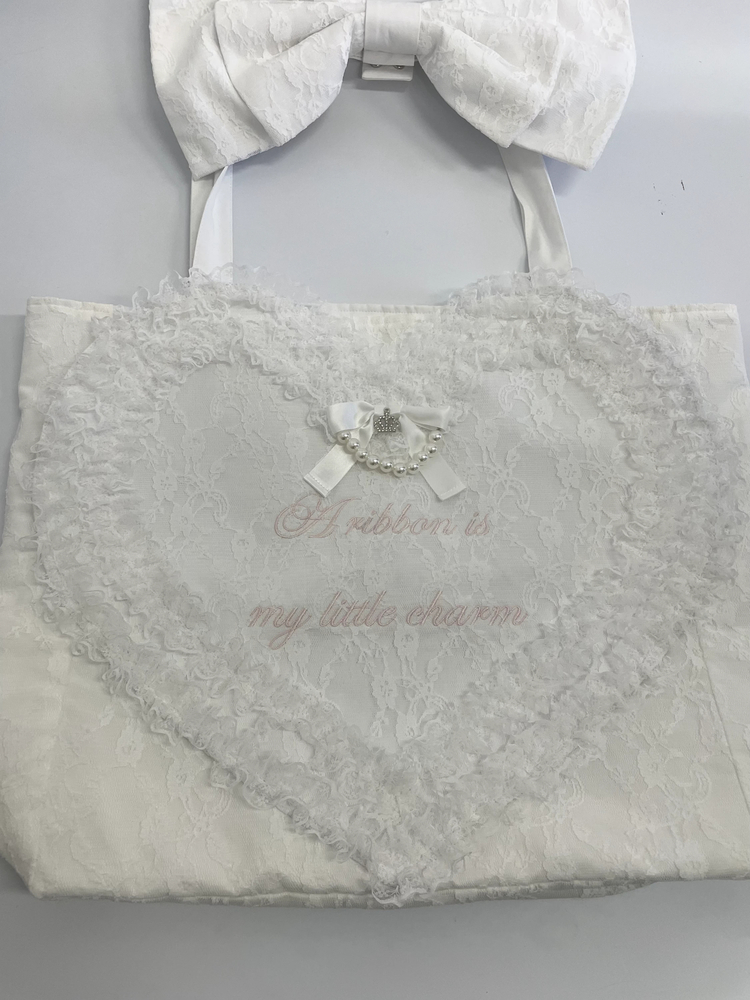 レースハートのトートBAG - Ank Rouge(アンクルージュ)のトートバッグ 