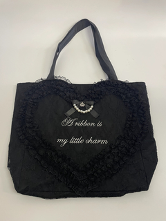 レースハートのトートBAG