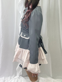 お嬢様ストライプセットアップ