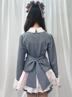 お嬢様ストライプセットアップ