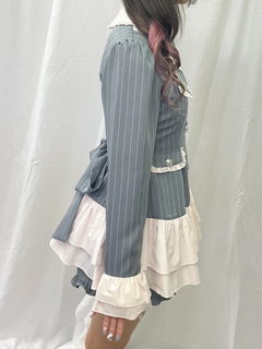 お嬢様ストライプセットアップ