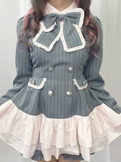 お嬢様ストライプセットアップ