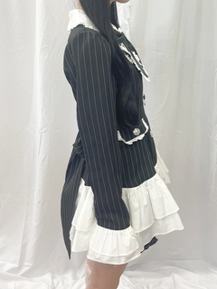 お嬢様ストライプセットアップ