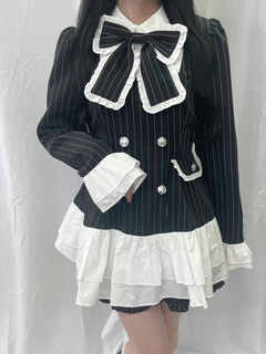 お嬢様ストライプセットアップ